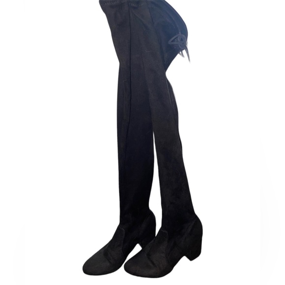 Charlotte Russe Over-The-Knee Black Boots - Picture 9 of 9